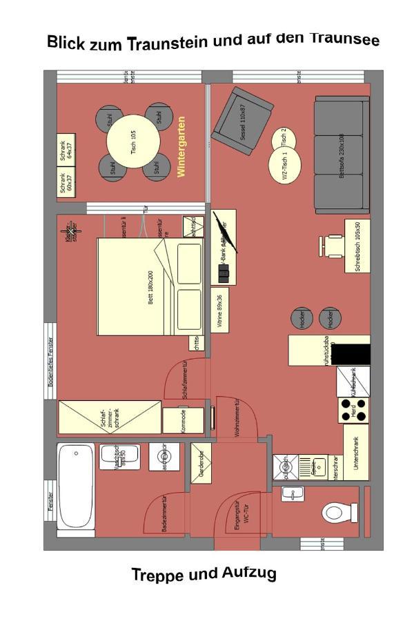 Ferienwohnung Kronegarten Gmunden Exterior foto
